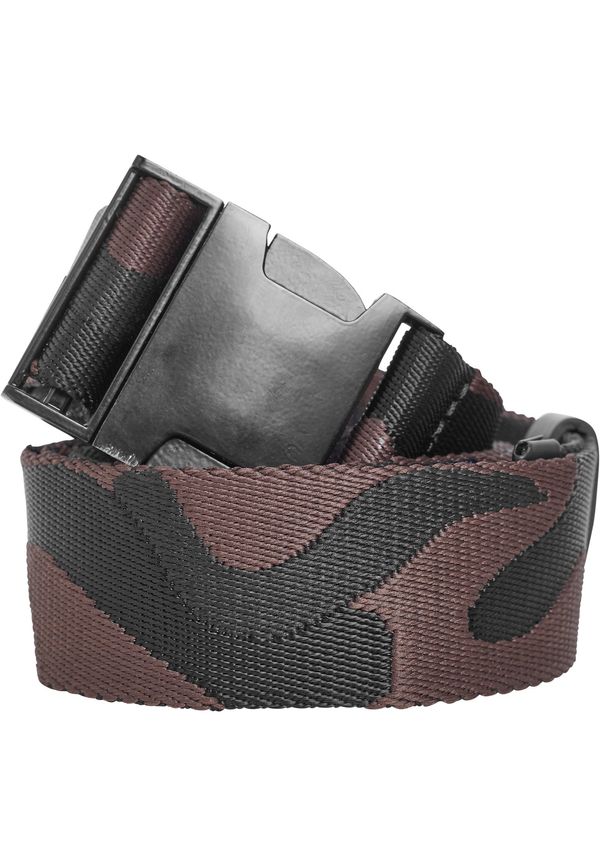 Urban Classics Accessoires Jaquard Camo Belt Black/Brown