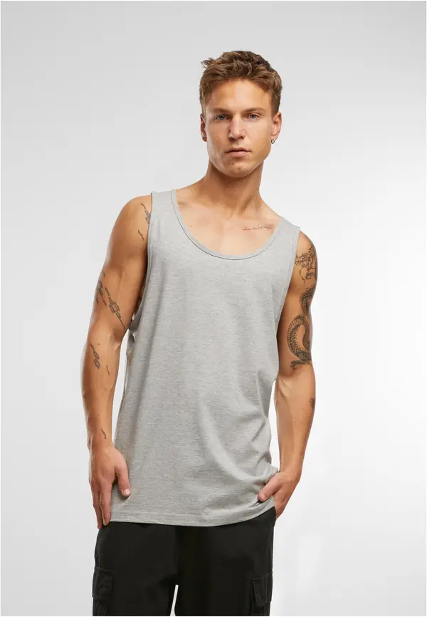 Urban Classics Jersey Big Tank h.Grey