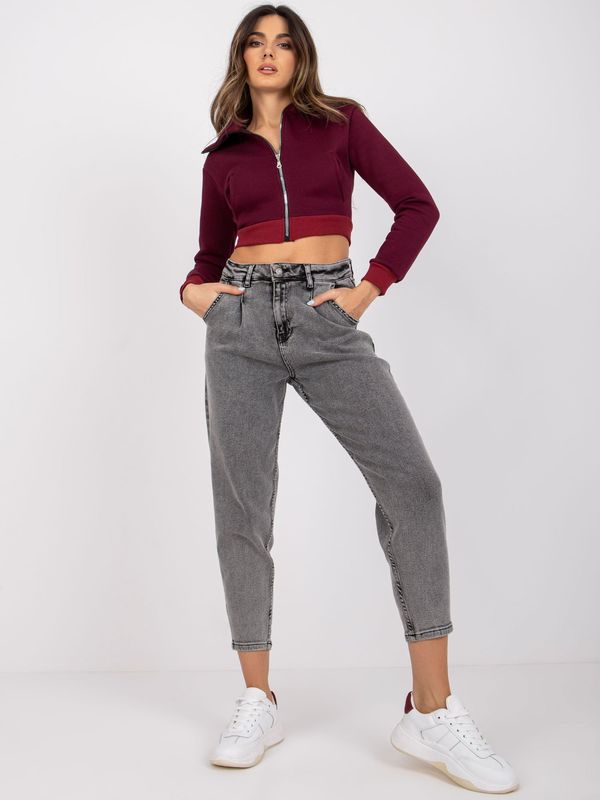 Fashionhunters Jessie Тъмно Сив Дънки