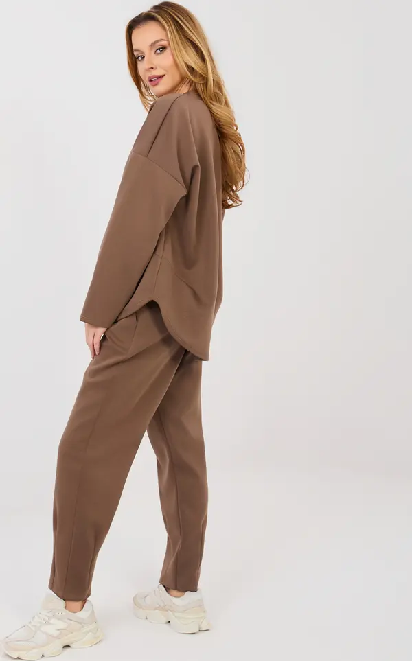 RUE PARIS Кафяв анцуг