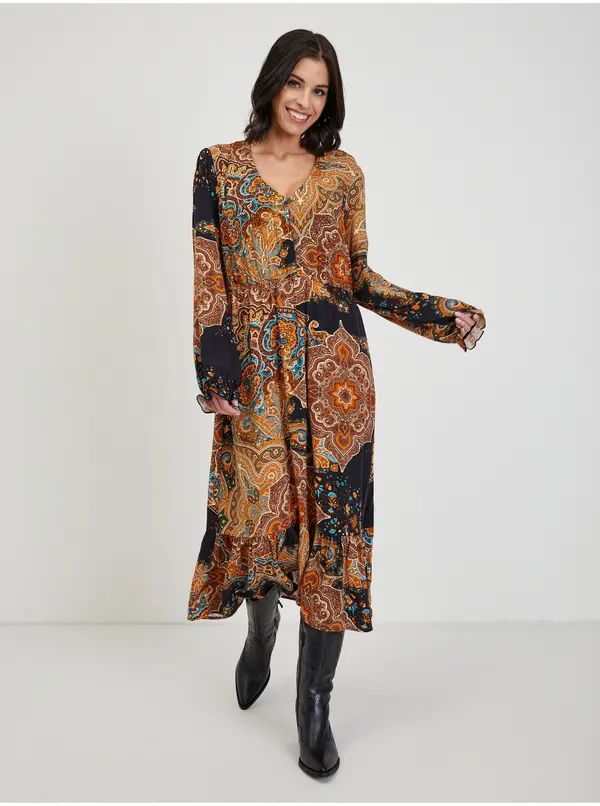 Orsay Кафяв Дамски Шарени Midisats ORSAY - Жени