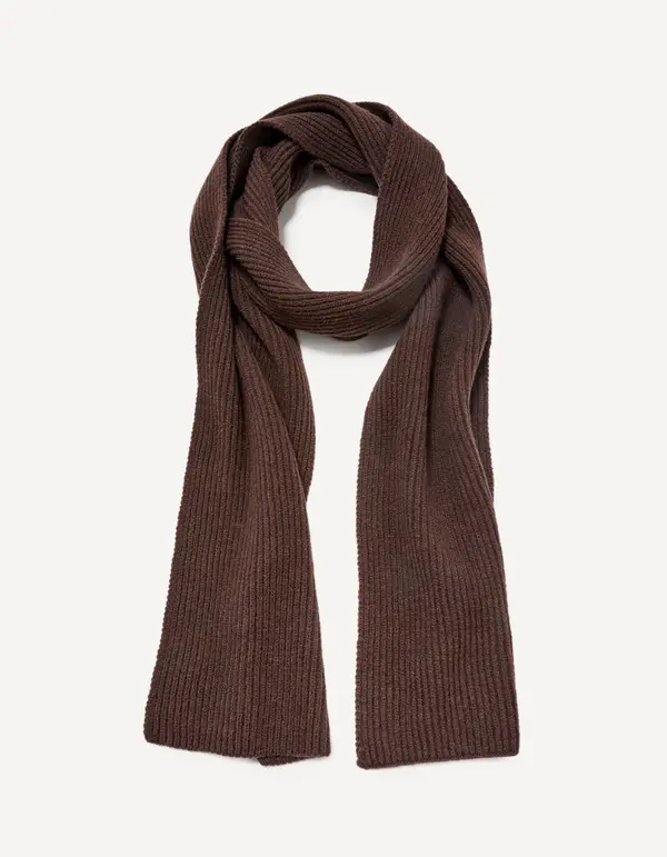 Celio Кафяв мъжки шал Celio Viribs