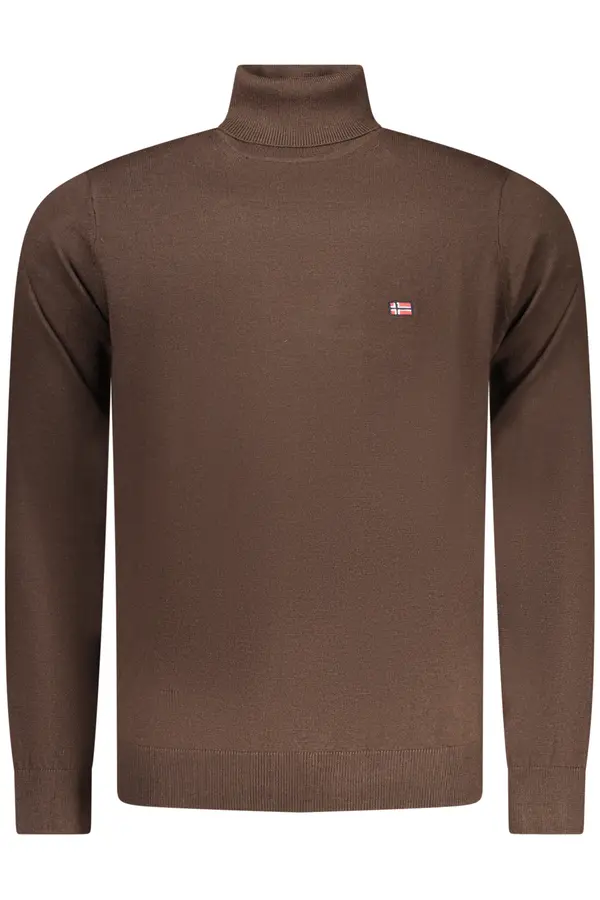 NORWAY 1963 Кафяв пуловер с висока яка