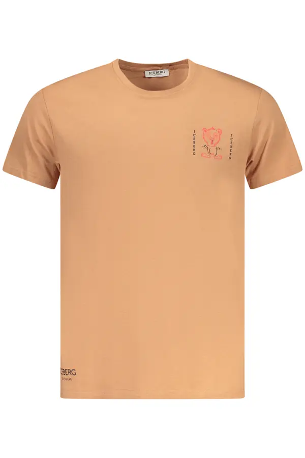 ICEBERG Кафява мъжка тениска Iceberg