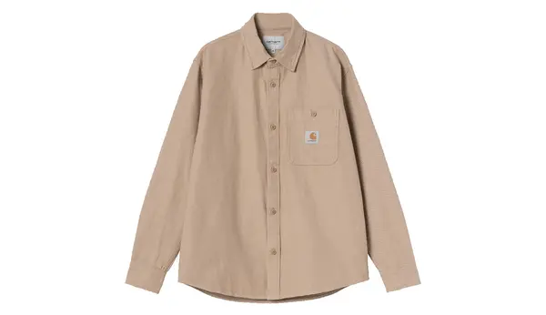 Carhartt Wip Кафява риза Carhartt WIP L/S Edgar