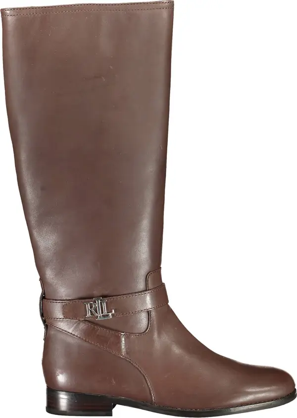 Ralph Lauren Кафяви дамски ботуши Ralph Lauren