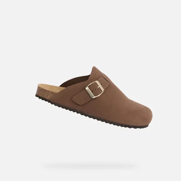 GEOX Кафяви дамски сандали Geox Brionia