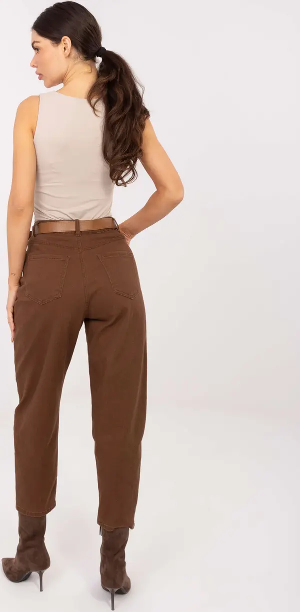 Factory Price Кафяви едноцветни панталони