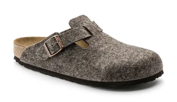 Birkenstock Кафяви филцови сандали Birkenstock Boston