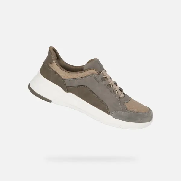 GEOX Кафяви мъжки маратонки Geox Vittour Plus