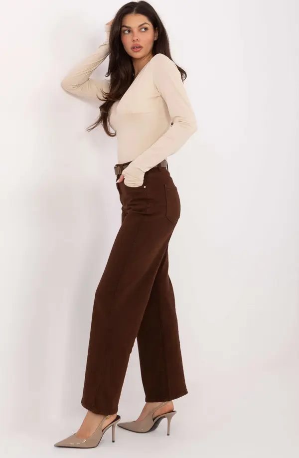 Factory Price Кафяви прави дънки