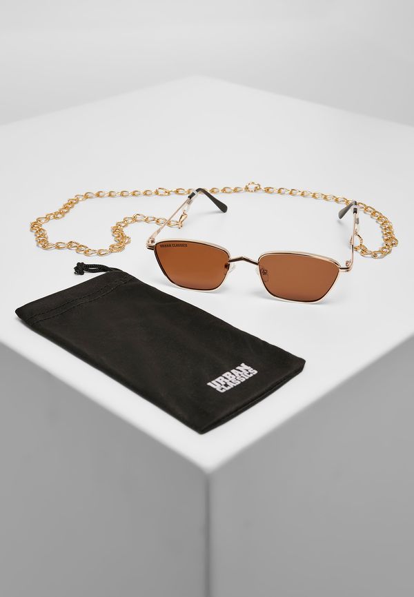 Urban Classics Accessoires Kalymnos Sunglasses with Chain - Brown