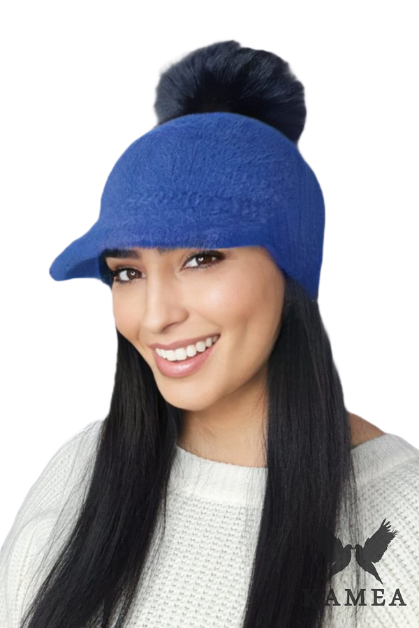 Kamea Kamea Woman's Hat K.22.002.12 Navy Blue
