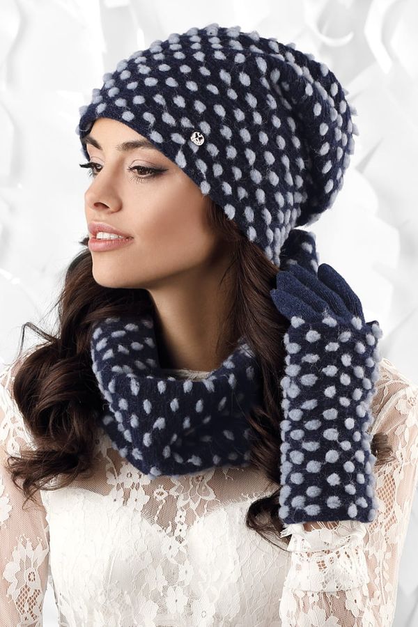 Kamea Kamea Woman's Snood K.18.831.12 Navy Blue