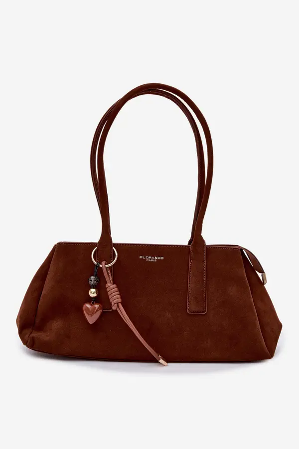FLORA & CO Камилска чанта Flora&amp;Co с висулка