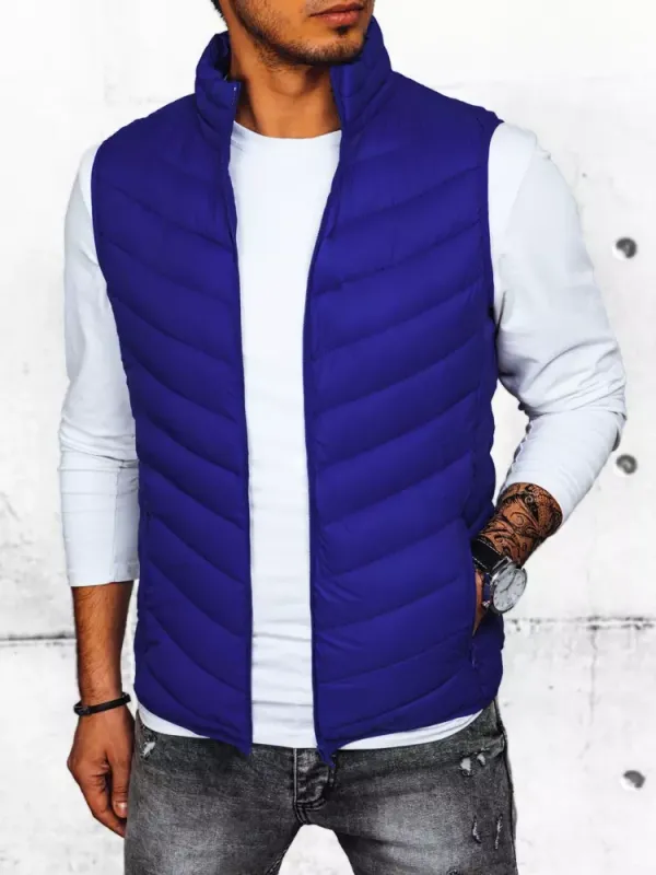 DStreet Kamizelka męska pikowana granatowa Dstreet