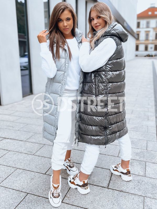 DStreet Kamizelka pikowana damska GANTINI ciemnoszara Dstreet