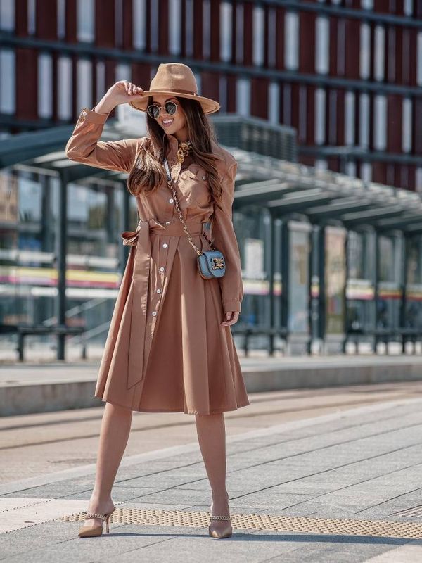 Cocomore Карамелна рокля Cocomore cmgSK1525,R59