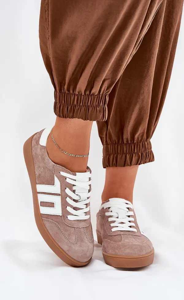 VINCEZA Кецове Спортни Обувки От Замша Бежови Vinceza 79517