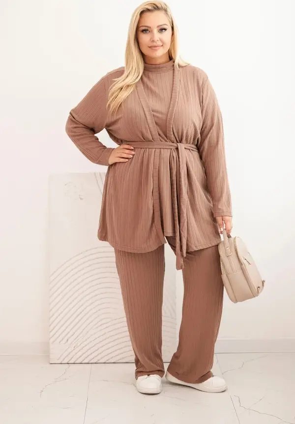 Kesi Kesi 3-piece Plus Size women's set fango