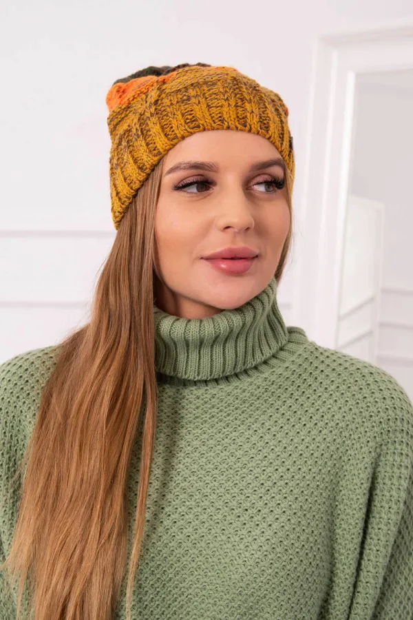 Kesi Kesi Cap with fleece Dolores K303 mustard+orange+green