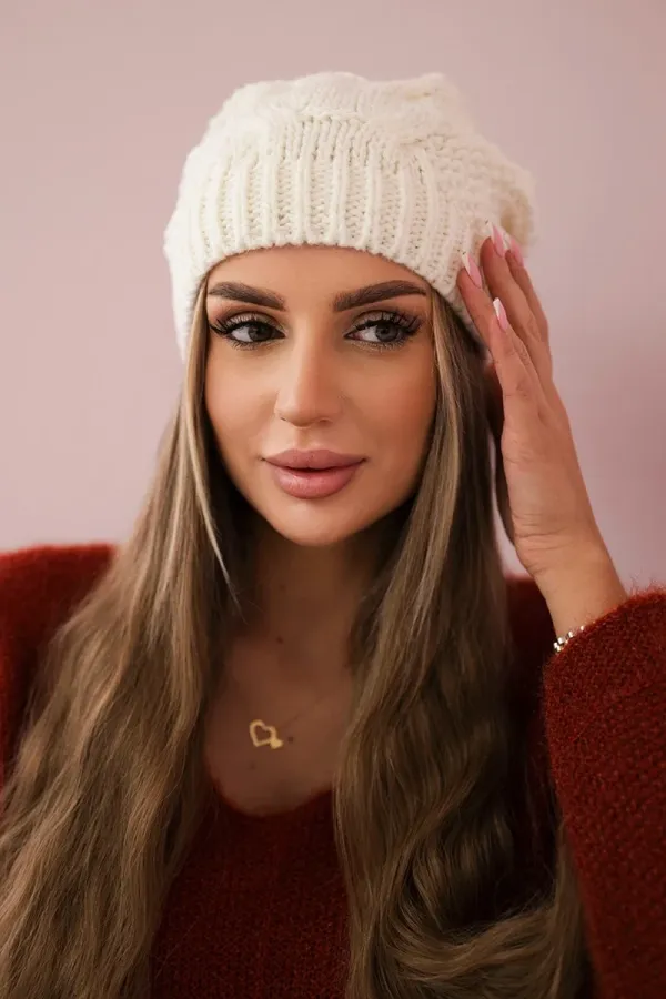 Kesi Kesi Cap with fleece Sandra K210 ecru