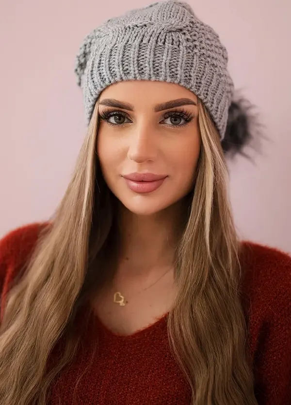 Kesi Kesi Cap with fleece Sandra K210 light gray