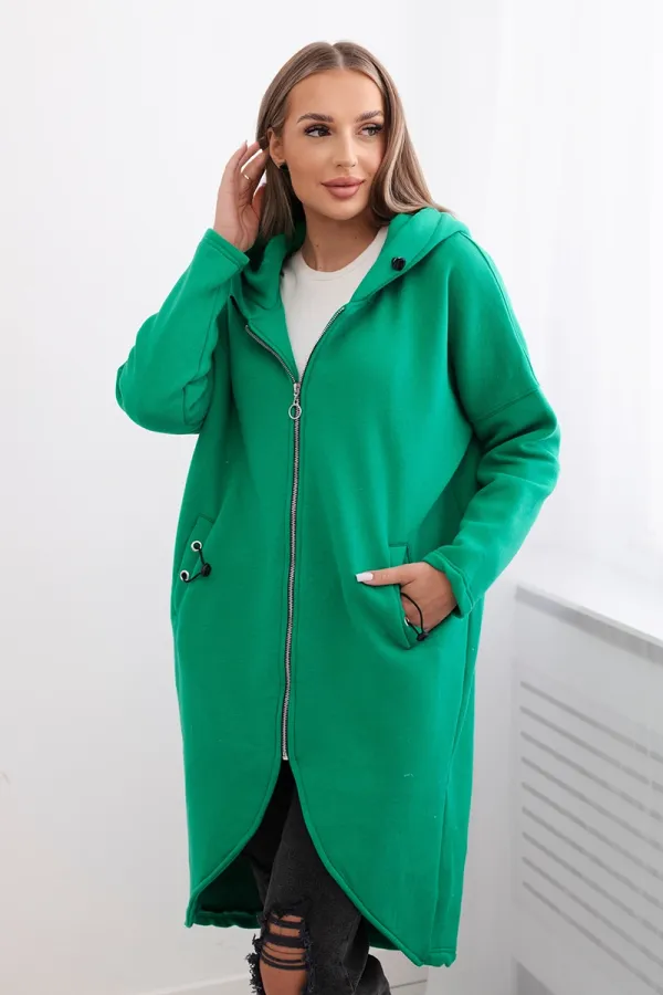 Kesi Kesi Long insulated sweatshirt green