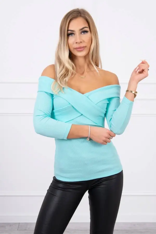 Kesi Kesi V-neck blouse mint