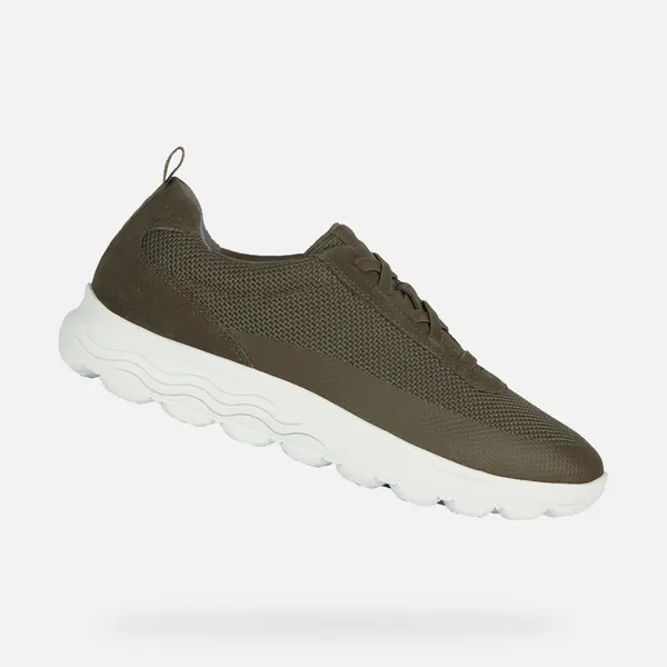 GEOX Khaki Men's Geox Spherica Sneakers - Mens