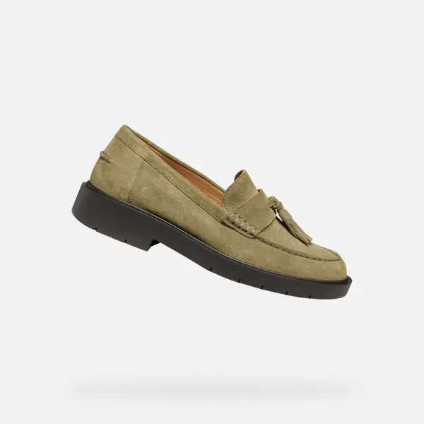 GEOX Khaki Women's Loafers Geox Spherica EC1 - Women's