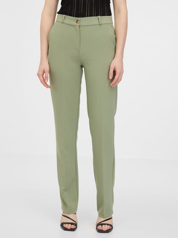 Orsay Khaki women's straight trousers ORSAY