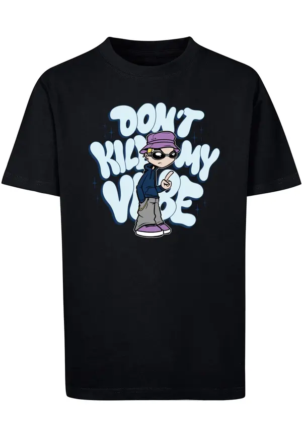 Mister Tee Kids Don't Kill My Vibe T-Shirt Black