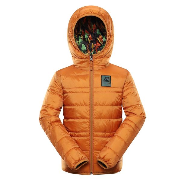 ALPINE PRO Kids double-sided jacket hi-therm ALPINE PRO EROMO Golden Oak variant pb