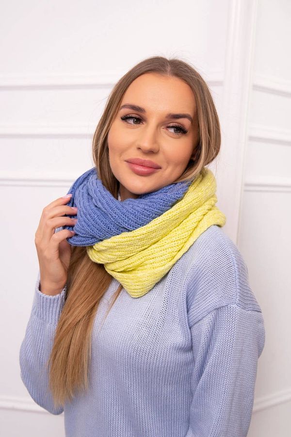 marka niezdefiniowana KN14 Women's two-tone chimney kiwi+jeans