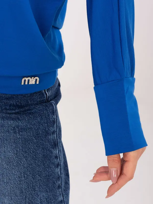 RELEVANCE Кобалтова блуза с дълъг ръкав