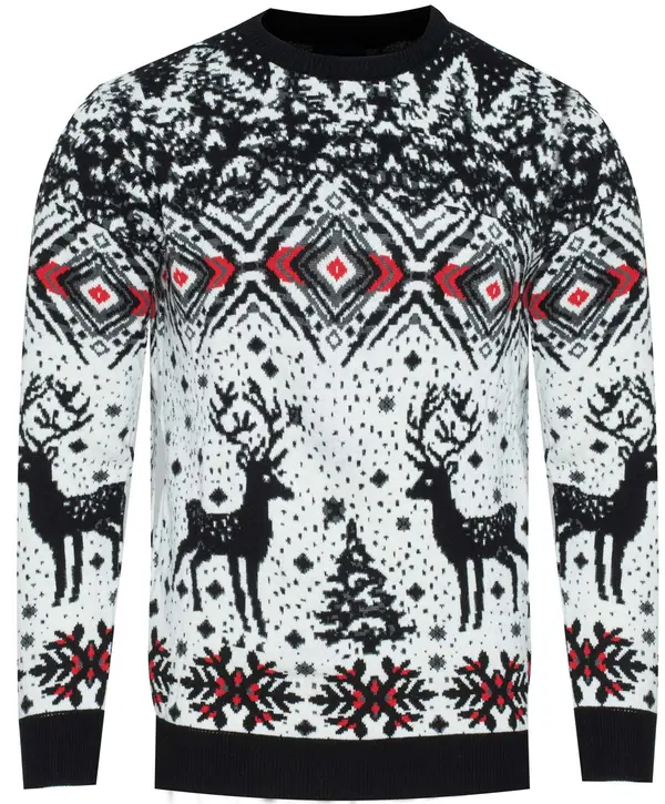 ARMA Коледен пуловер ARMA 2310 черен