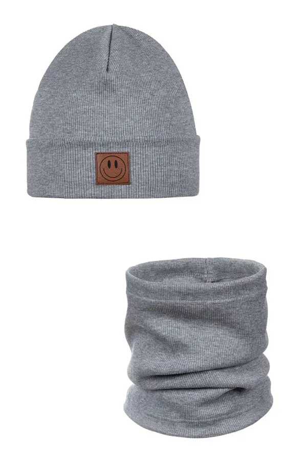 Ander Комплект детски шапка и шал Ander SMILE