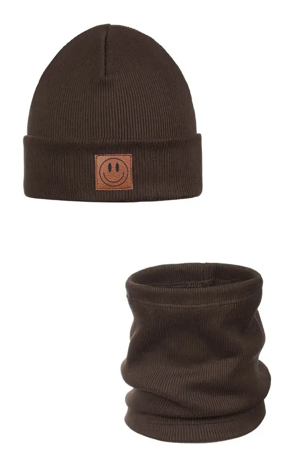 Ander Комплект детски шапка и шал SMILE