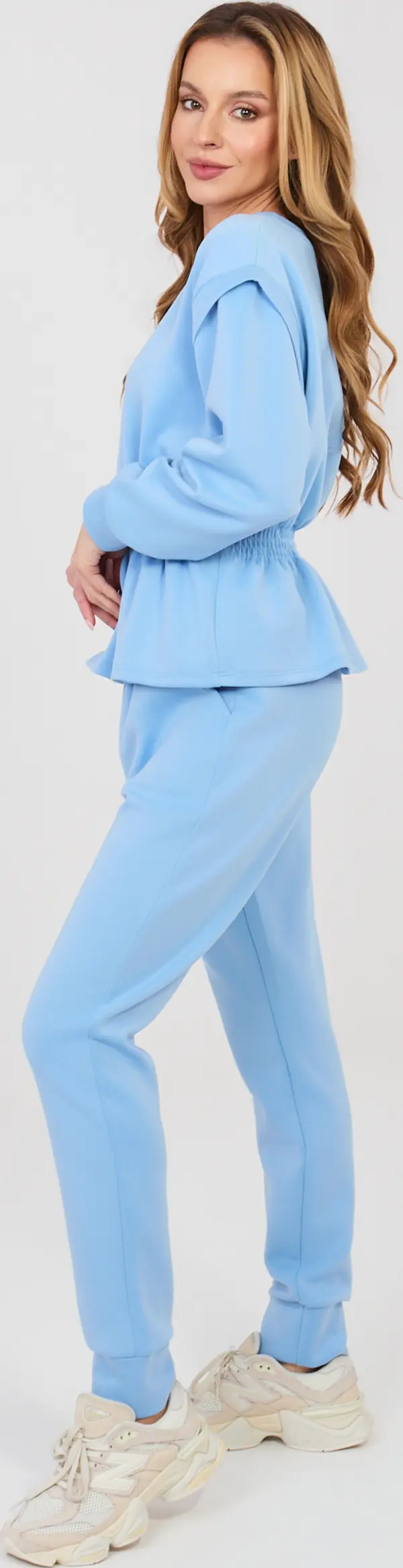 RUE PARIS Комплект от светлосин трикотаж