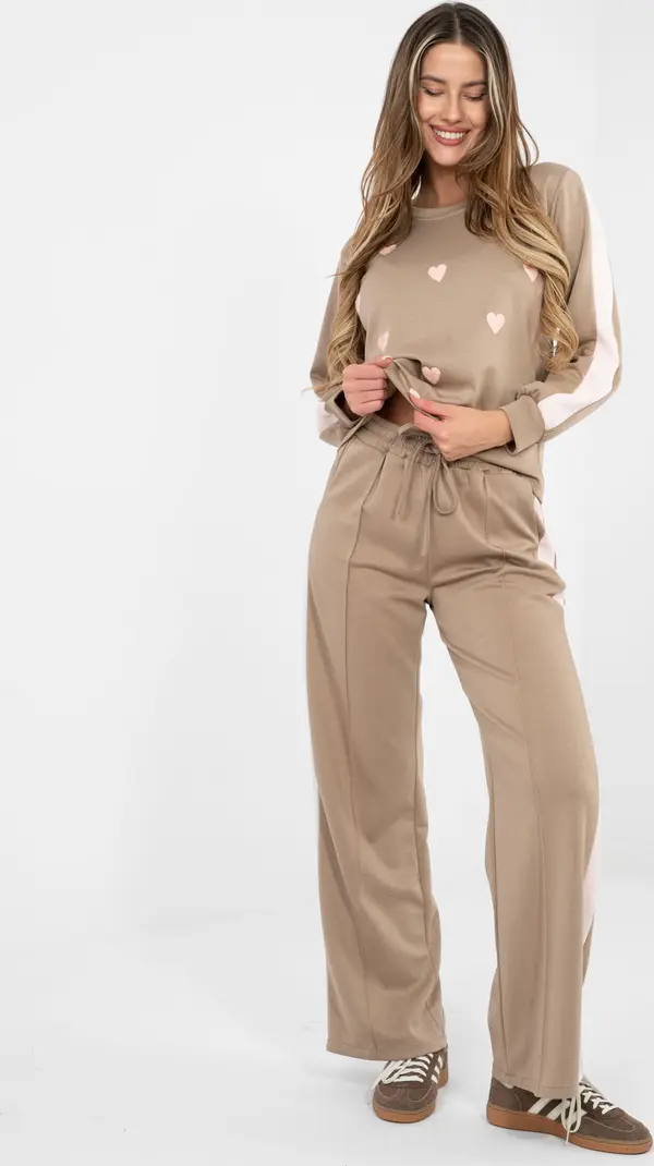 RUE PARIS Комплект Rue Paris в тъмнобежов цвят