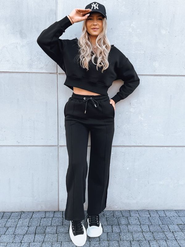DStreet Komplet dresowy damski MARINO czarny Dstreet