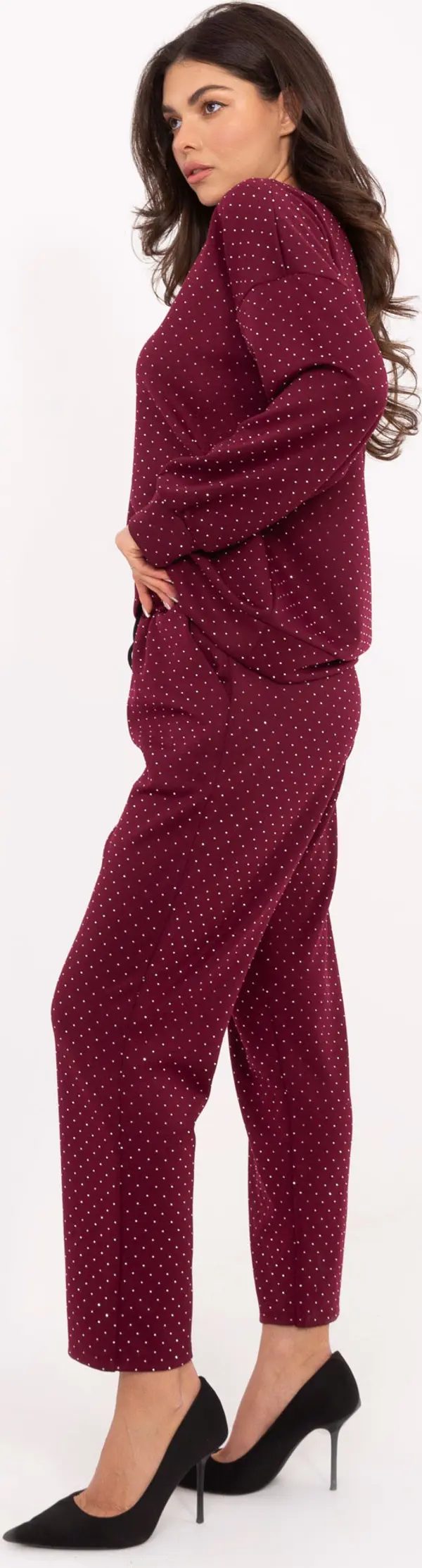 RUE PARIS Komplet-IT-KMPL-21718.27P-burgundy