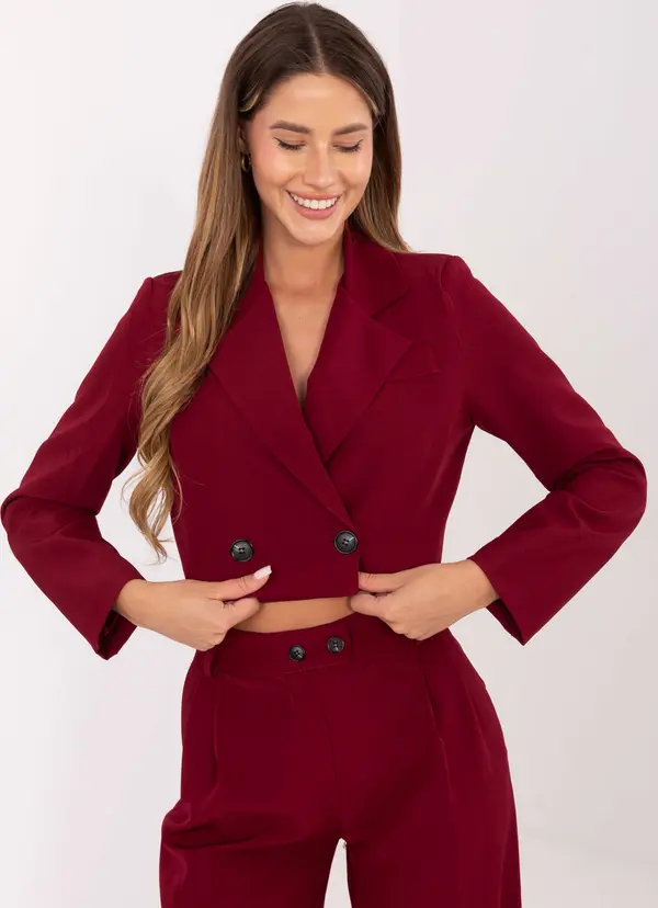 RUE PARIS Komplet-IT-KMPL-FL9019.08P-burgundy