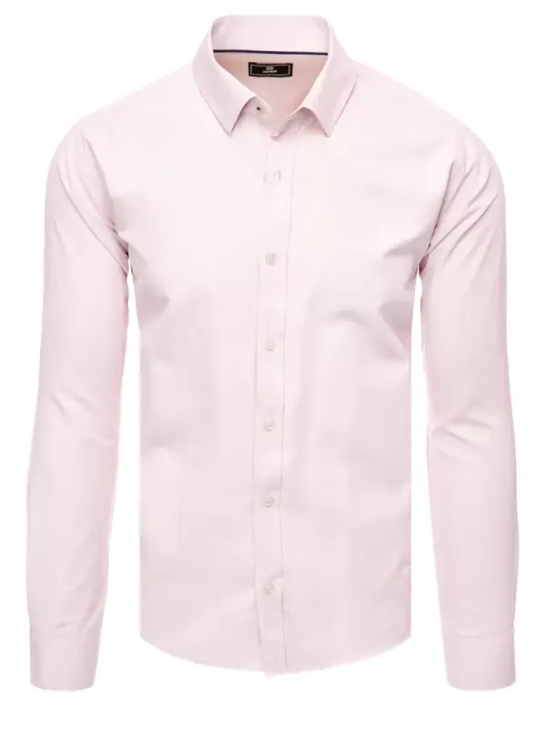 DStreet Koszula męska elegancka jasnoróżowa Dstreet
