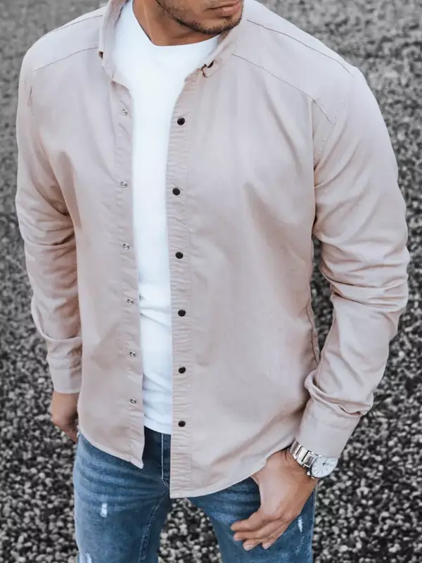 DStreet Koszula męska różowa Dstreet