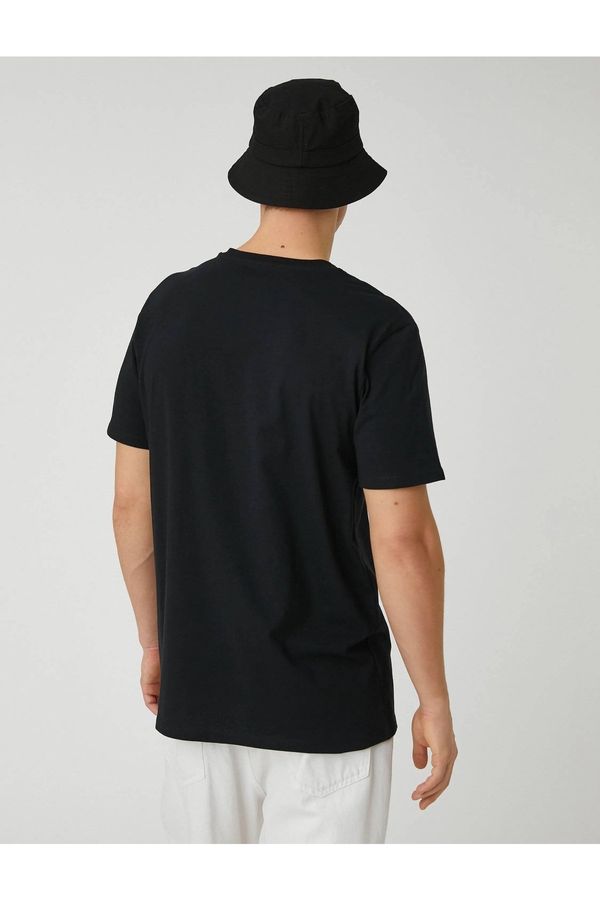 Koton Koton 3sam10250hk Men's T-shirt Black