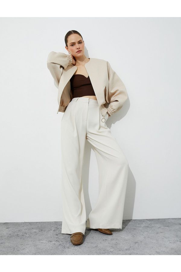 Koton Koton Aysegul Afacan X - Плисиран панталон Palazzo