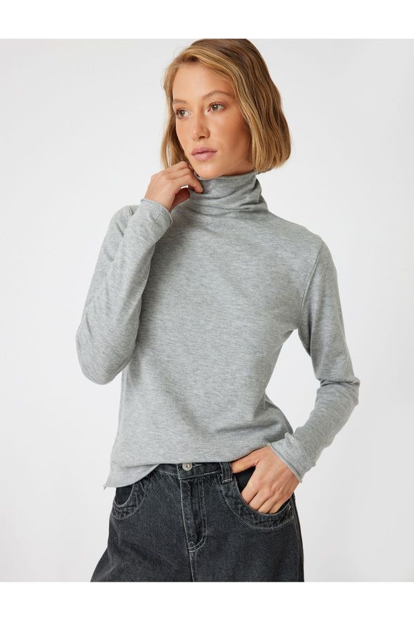Koton Koton Basic Turtleneck Knitwear Sweater Long Sleeve Soft Texture