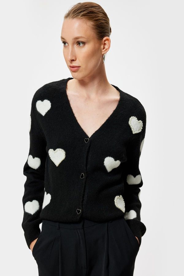 Koton Koton Black Women's Cardigan